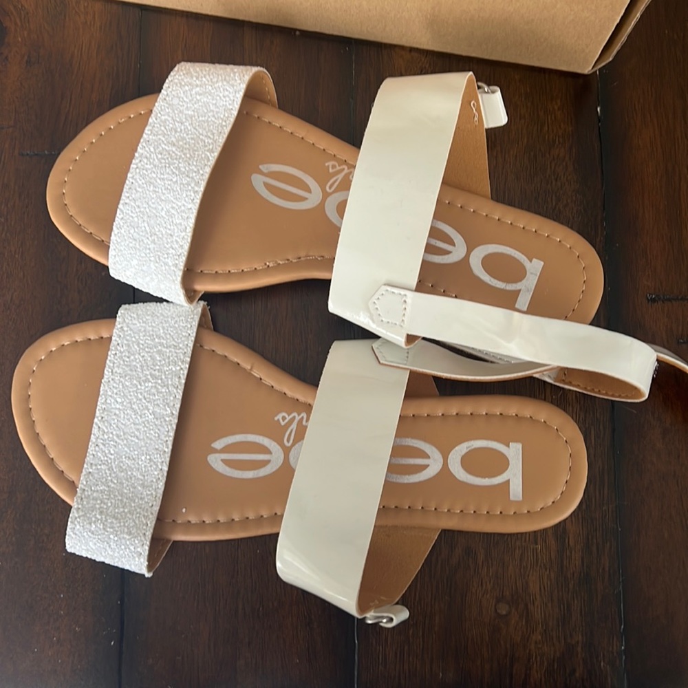 Brand new never warn BeBe Girls sandals